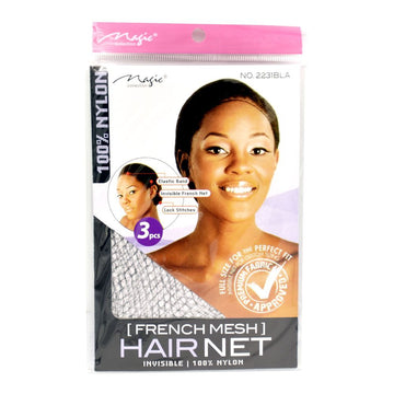 Magic Collection Women's French Hair Net2231bla