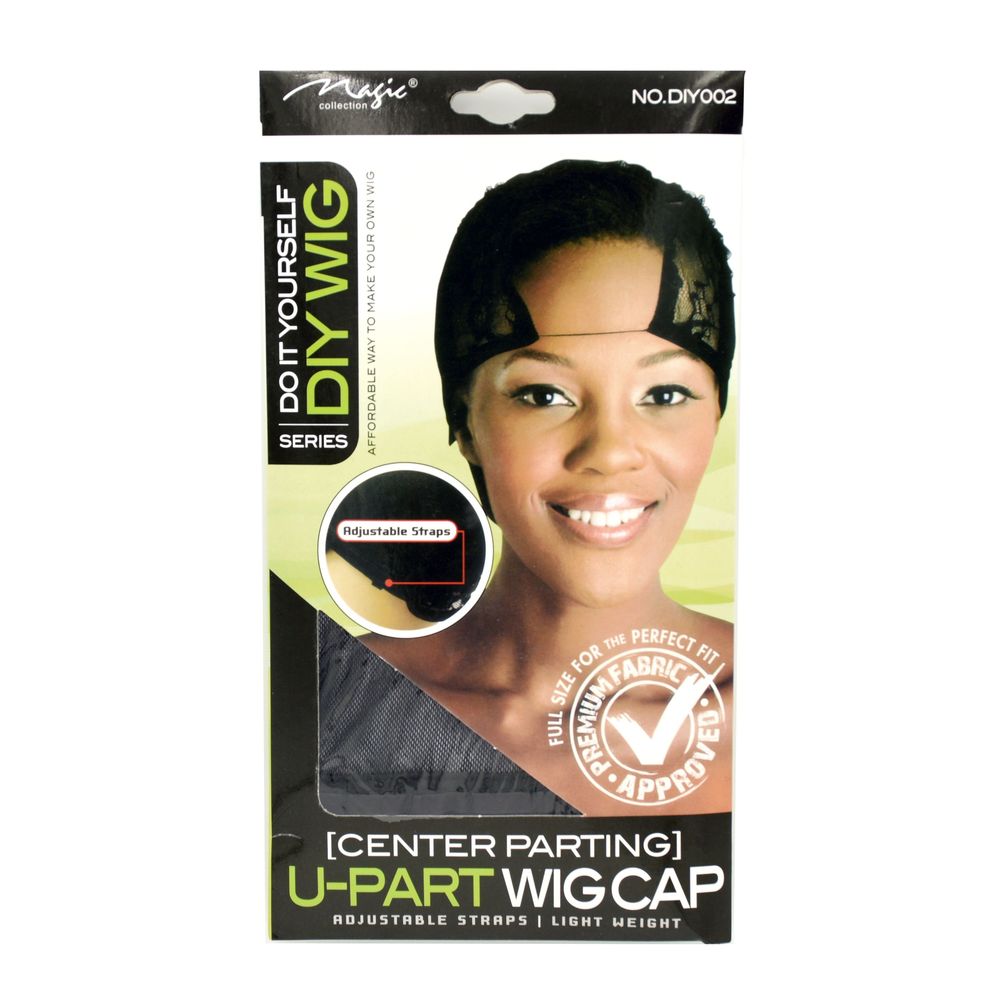 Magic Collection Women's U Part Wig Cap Center Parting Diy002