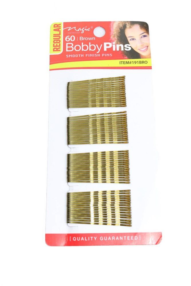 Magic Collection 60 Regular Bobby Pins Bronze