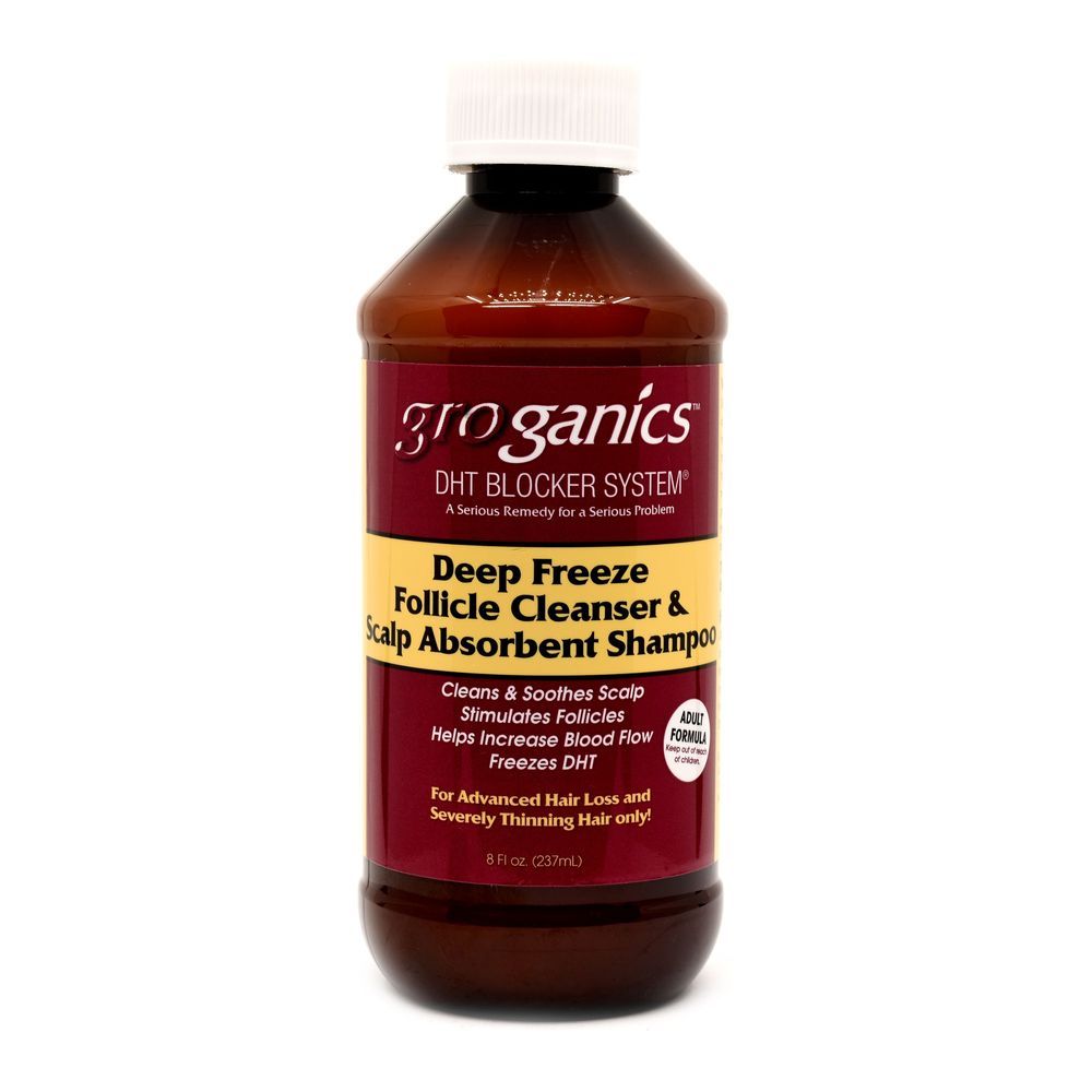 Groganics Deep Freeze Follicle Cleanser & Scalp Absorbent Shampoo