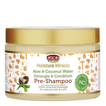 African Pride Moisture Miracle Aloe & Coconut Water Pre Shampoo
