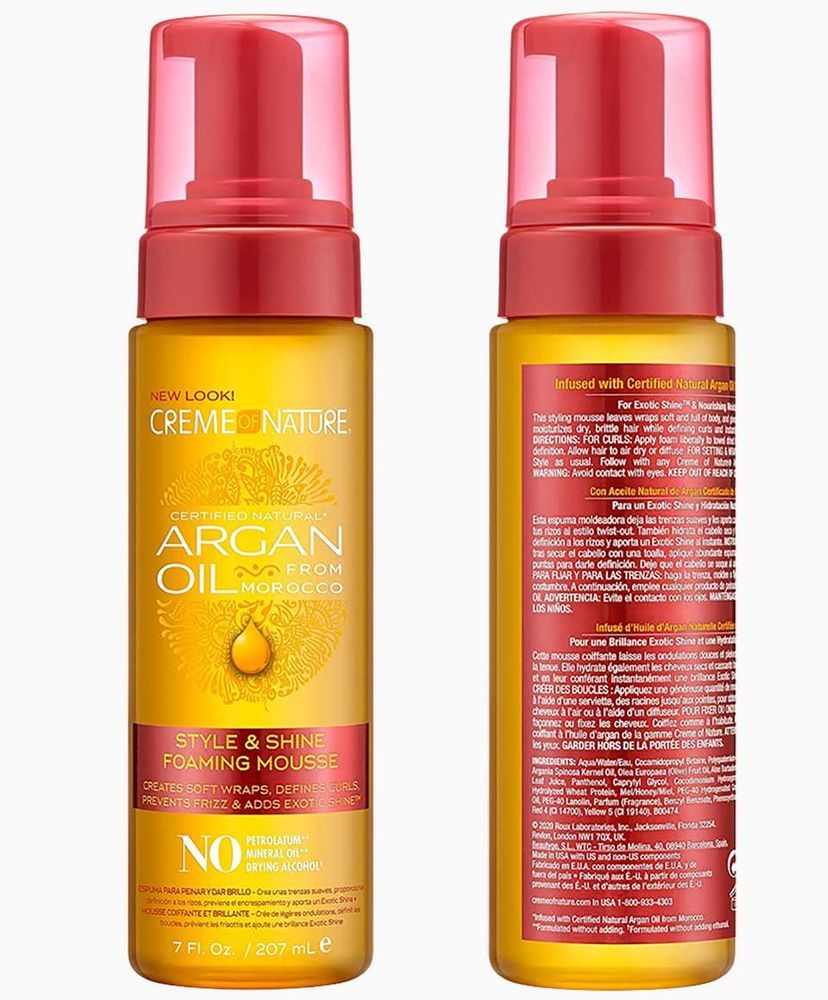 Creme Of Nature Argan Style & Shine Foaming Mousse