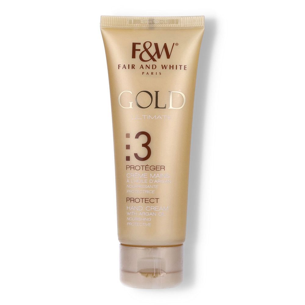Fair & White Gold Hand Cream With Argan Oil
