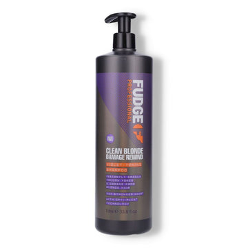 Fudge Clean Blonde Damage Rewind Violet Toning Shampoo