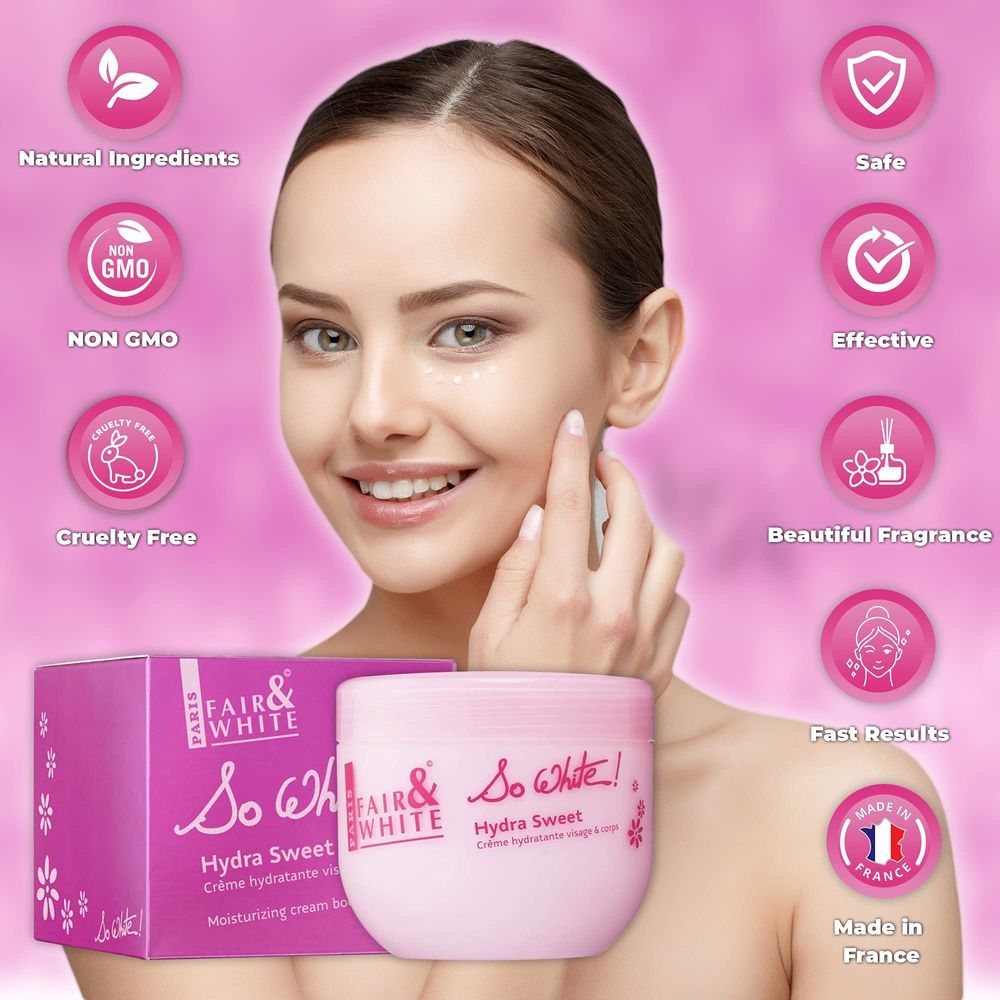 Fair & White So White Hydra Sweet Moisturizing Body & Face Cream