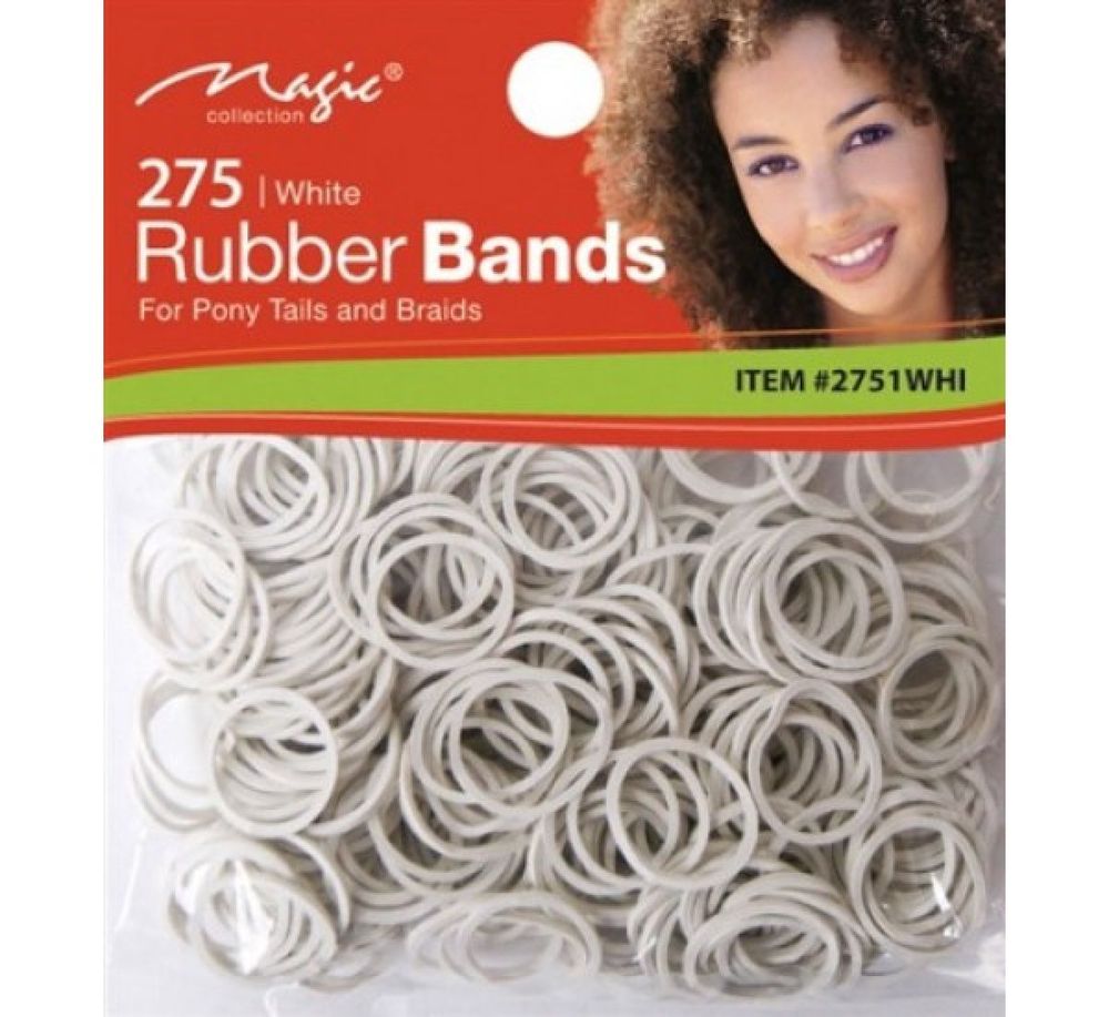 Magic Collection 275 Rubber Bands White 2751
