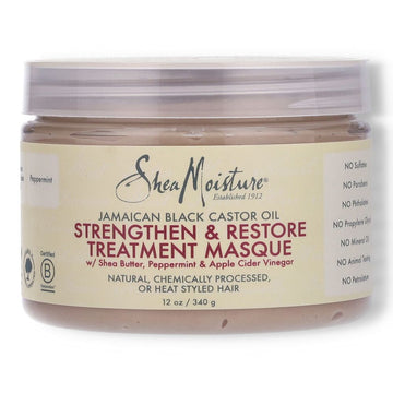 Shea Moisture Jamaican Black Castor Oil Strengthen & Restore Treatment Masque