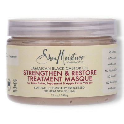 Shea Moisture Jamaican Black Castor Oil Strengthen & Restore Treatment Masque