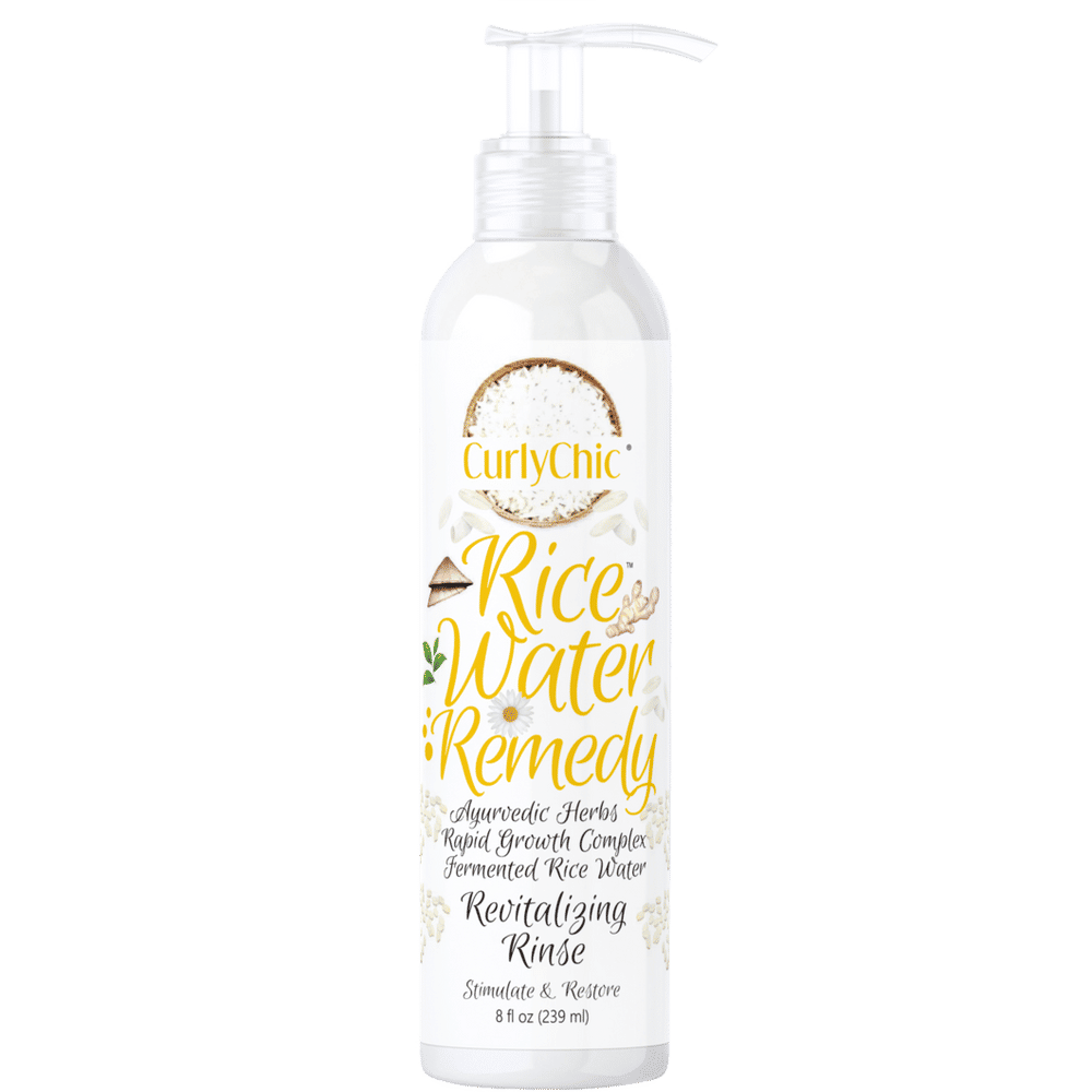 CurlyChic Rice Water Remedy Revitalizing Hair Rinse Spray