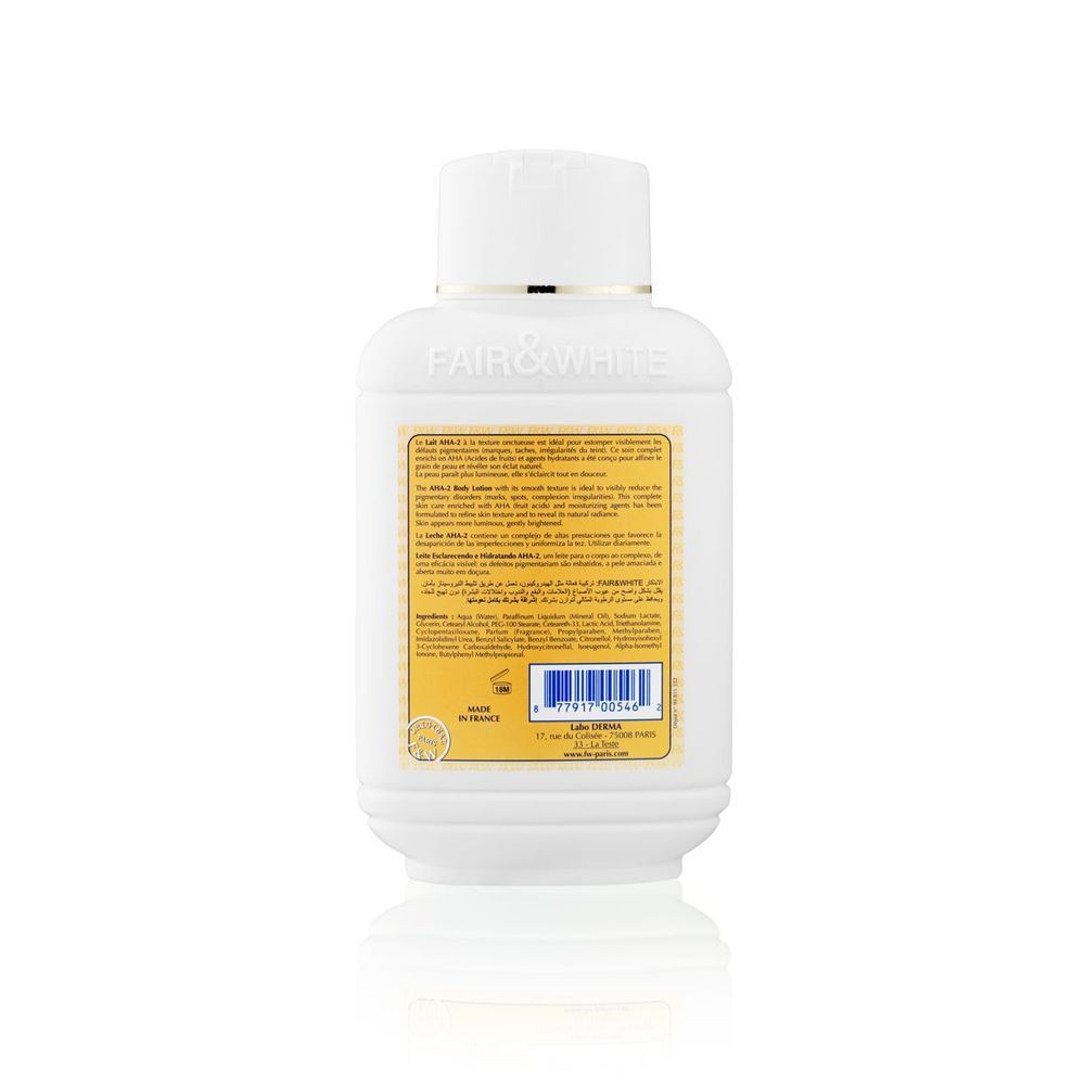 Fair & White Lait Aha 2 Whitening & Moisturizing Body Lotion