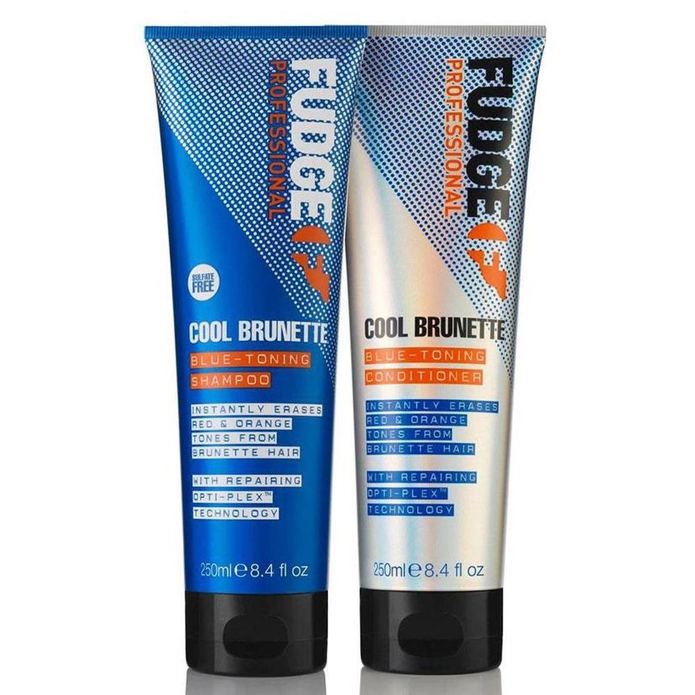 Fudge Cool Brunette Blue-toning Shampoo & Conditioner