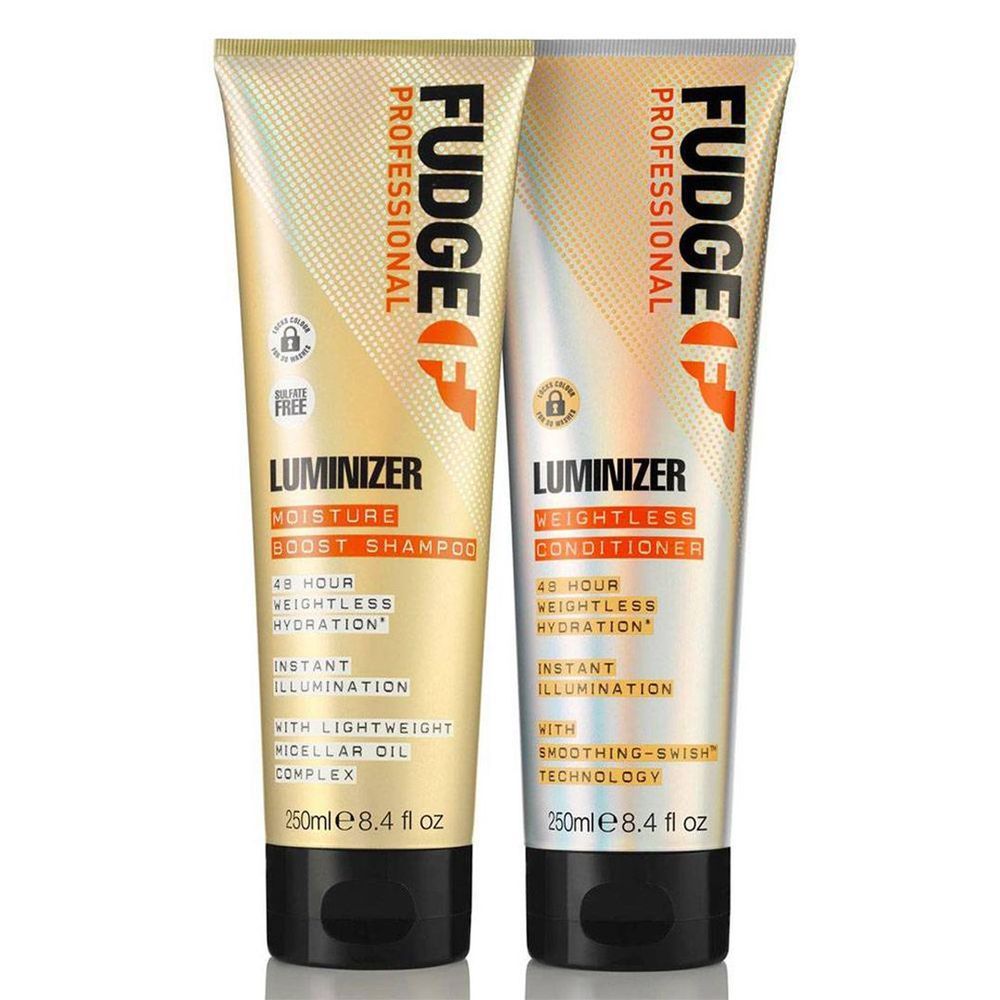 Fudge Luminizer Moisture Boost Shampoo & Weightless Conditioner