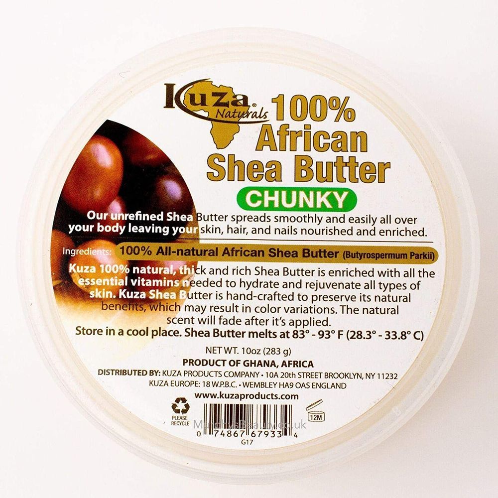 Kuza African Shea Butter Yellow Chunky