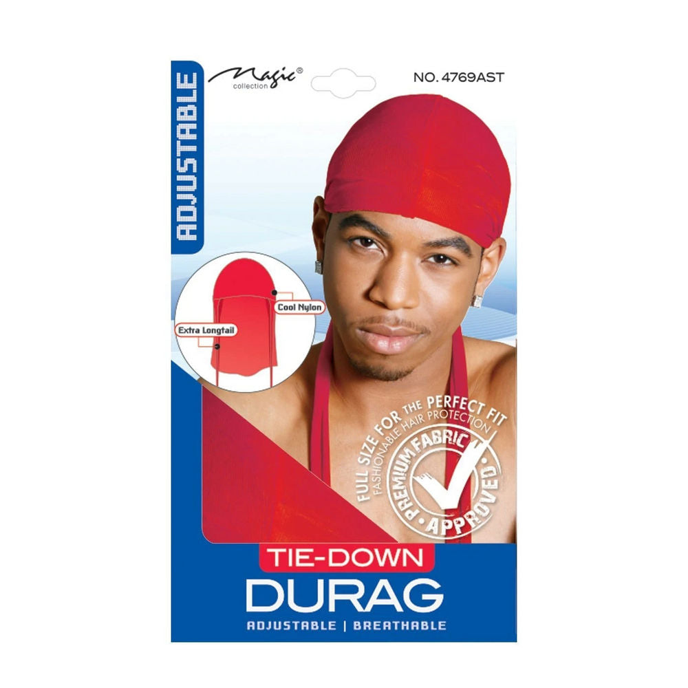 Magic Collection Tie Down Durag Assorted Color 4769ast