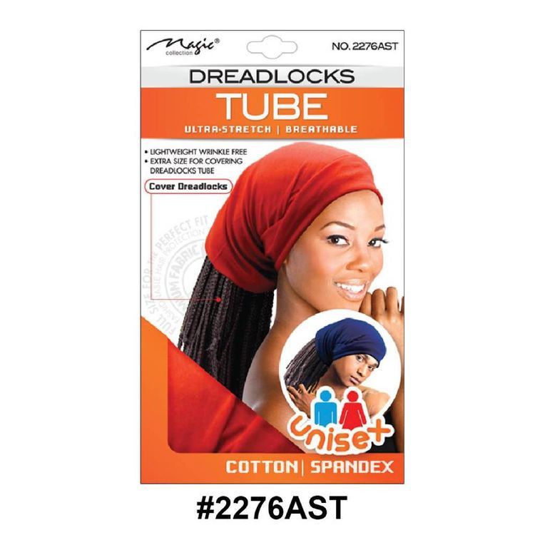 Magic Collection Cotton Unisex Dread Locks Tube 2276ast Assorted Colors