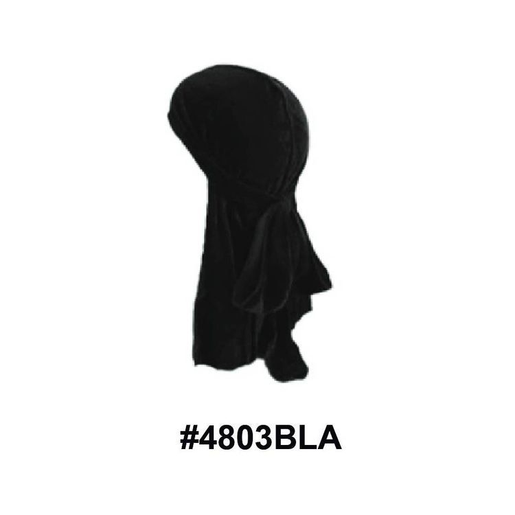 Magic Collection Men's Superstar Velvet Deep Durag 4803bla