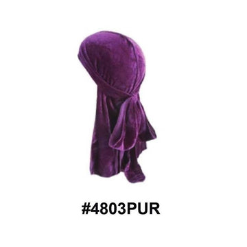 Magic Collection Men's Superstar Velvet Deep Durag 4803pur
