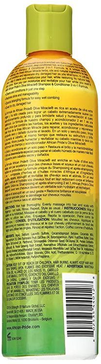 African Pride Olive Miracle 2 in 1 Shampoo & Conditioner