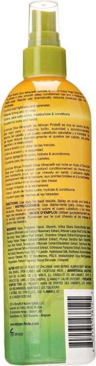 African Pride Olive Miracle Anti-Breakage Braid Sheen Spray