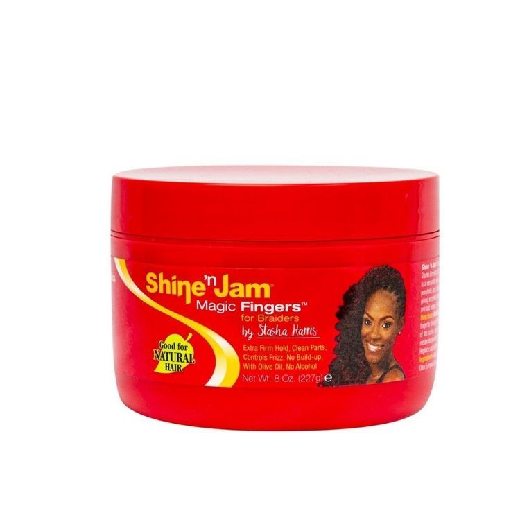 Ampro Shine 'n Jam Magic Fingers For Braiders Extra Firm Hold Gel