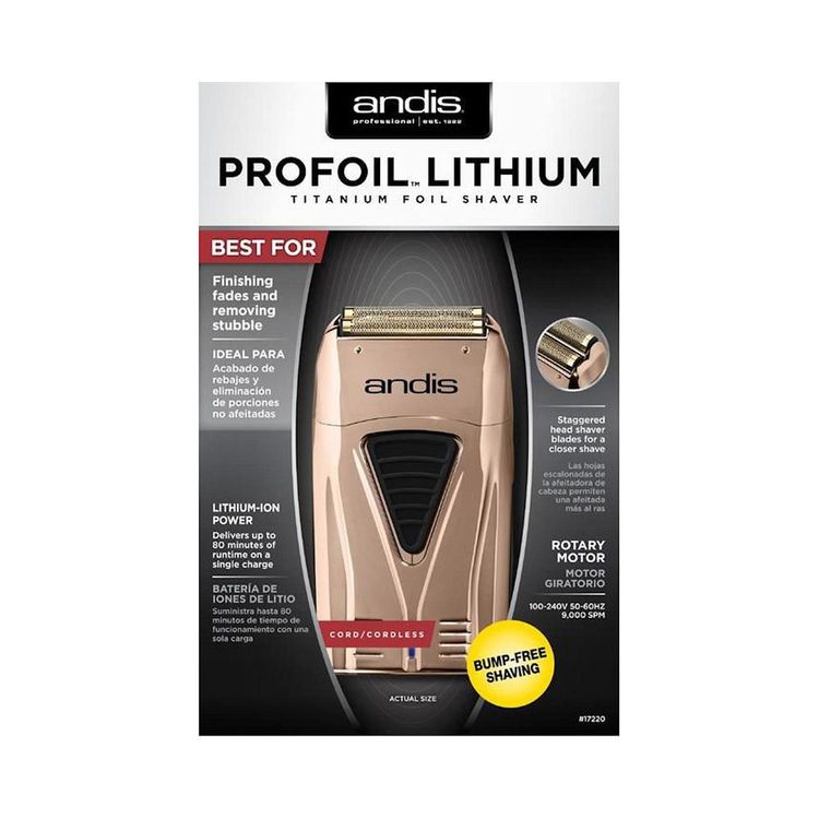 Andis Copper Profoil Lithium Foil Shaver