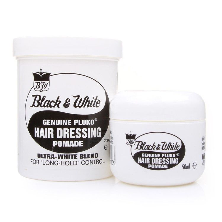 Black & White Genuine Pluko Hair Dressing Pomade