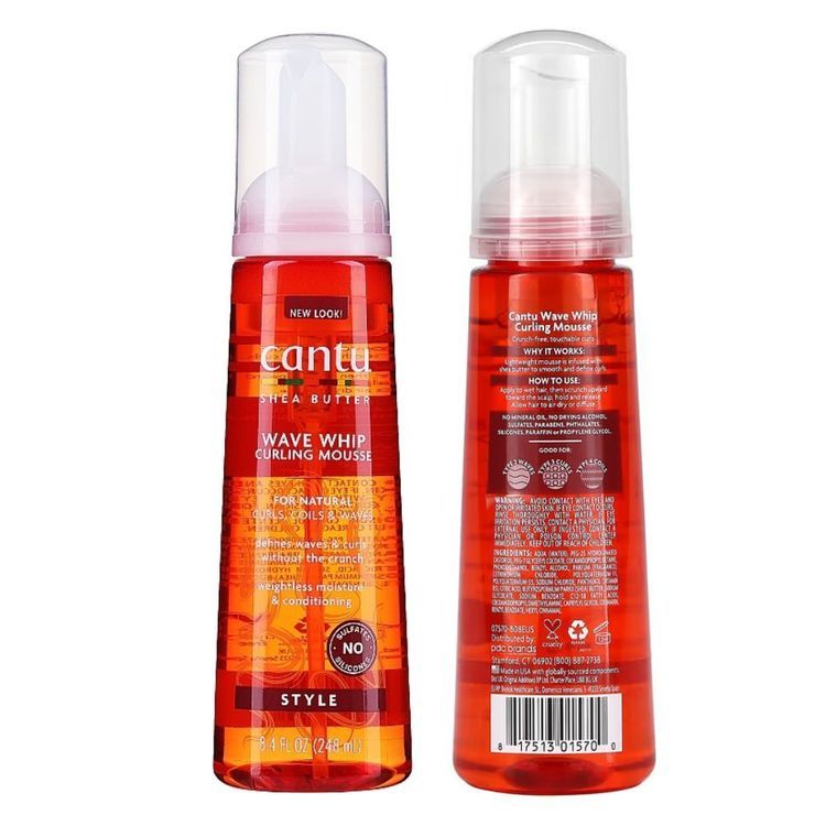 Cantu Shea Butter Wave Whip Curling Mousse For Natural Hair