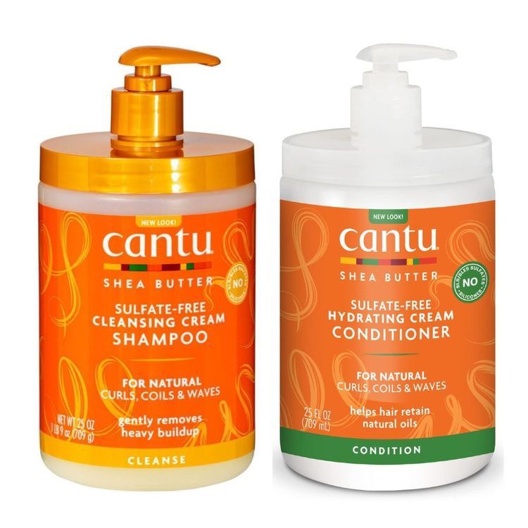 Cantu Sulfate-free Cleansing Cream Shampoo & Hydrating Cream Conditioner