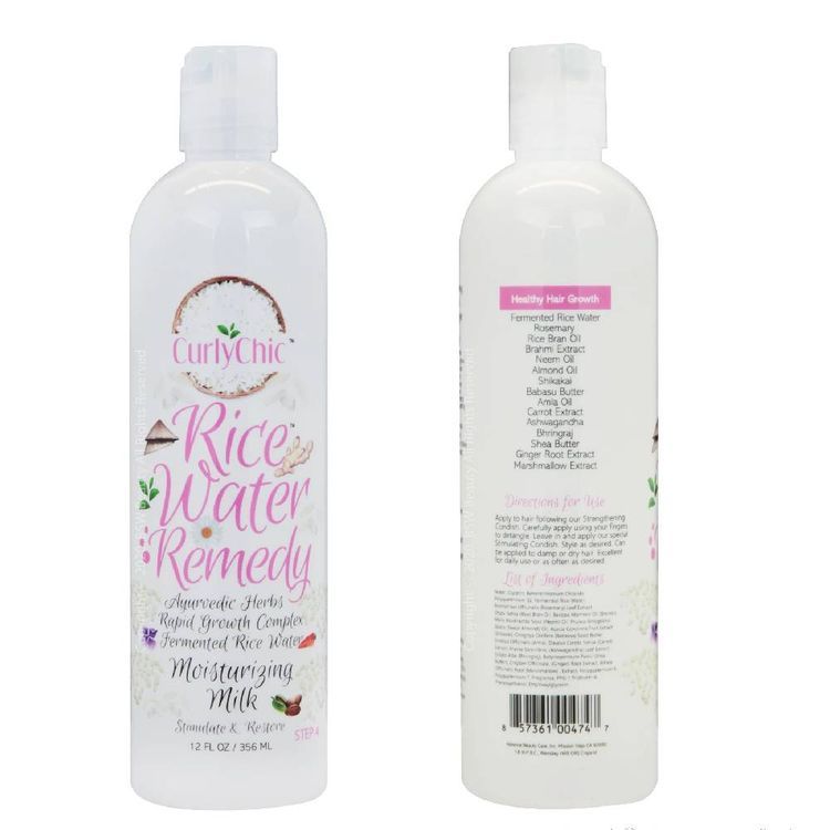 CurlyChic Rice Water Remedy Moisturizing Hair Milk