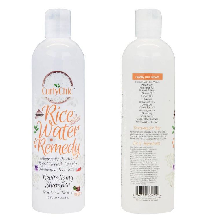 CurlyChic Rice Water Remedy Revitalizing Shampoo