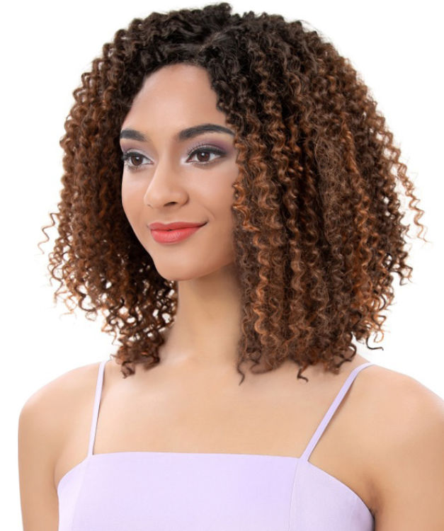 Sleek Spotlight Luxurious Wigs Human Hair Mix Lace Wig Debra