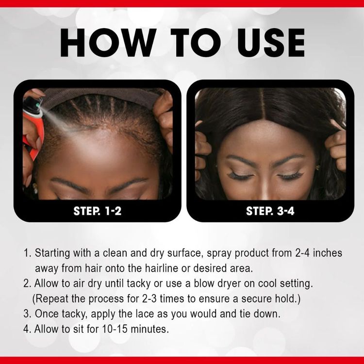 Ebin New York Wonder Lace Bond Adhesive Spray Extreme Firm Hold Active