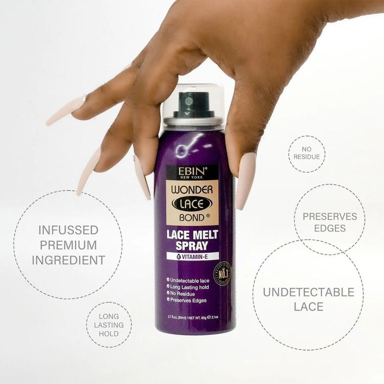 Ebin New York Wonder Lace Bond Lace Melt Spray Keratin