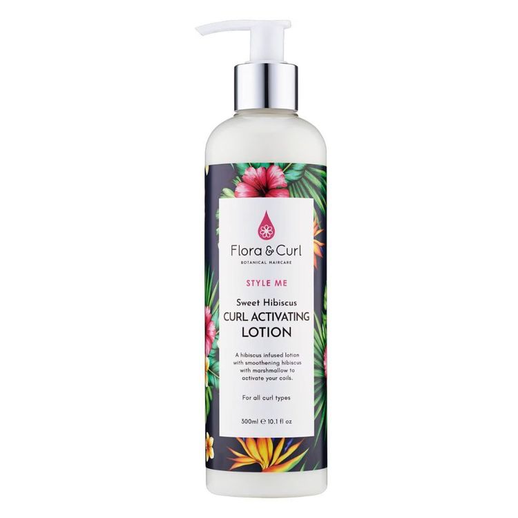 Flora & Curl Sweet Hibiscus Curl Activating Lotion