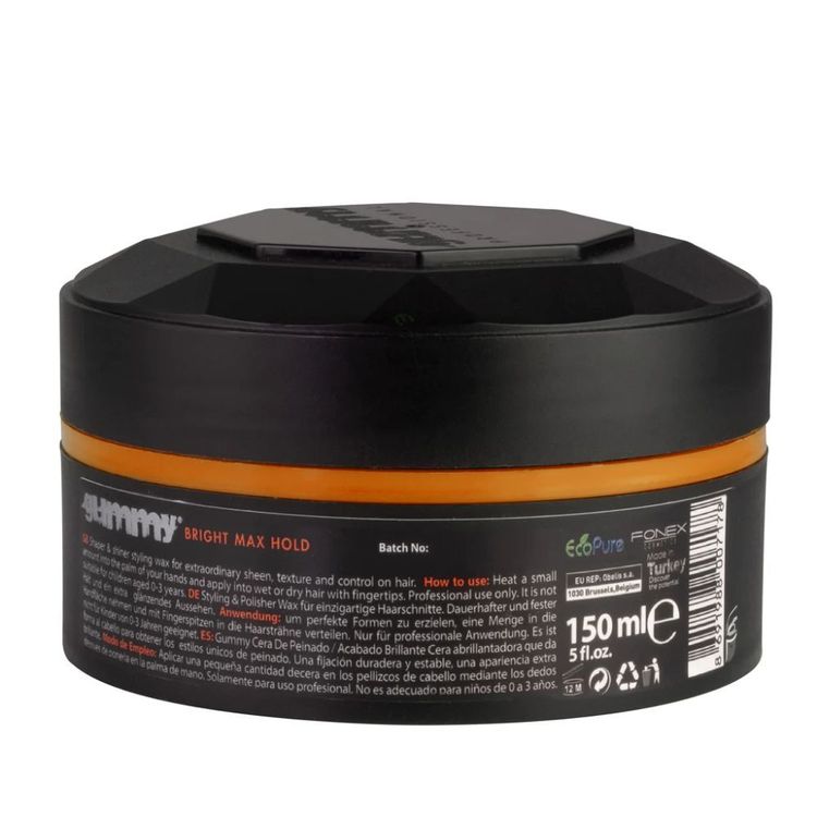 Gummy Styling Wax Bright Max Hold
