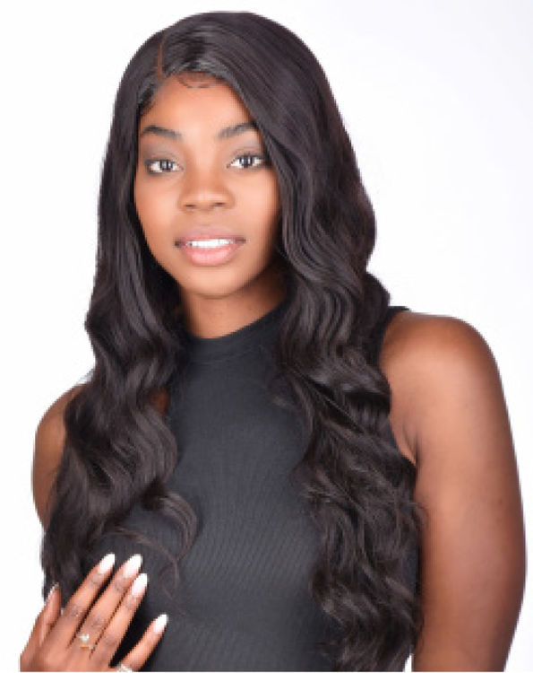 Sleek Spotlight Luxurious Wigs Human Hair Mix Lace Wig Josie