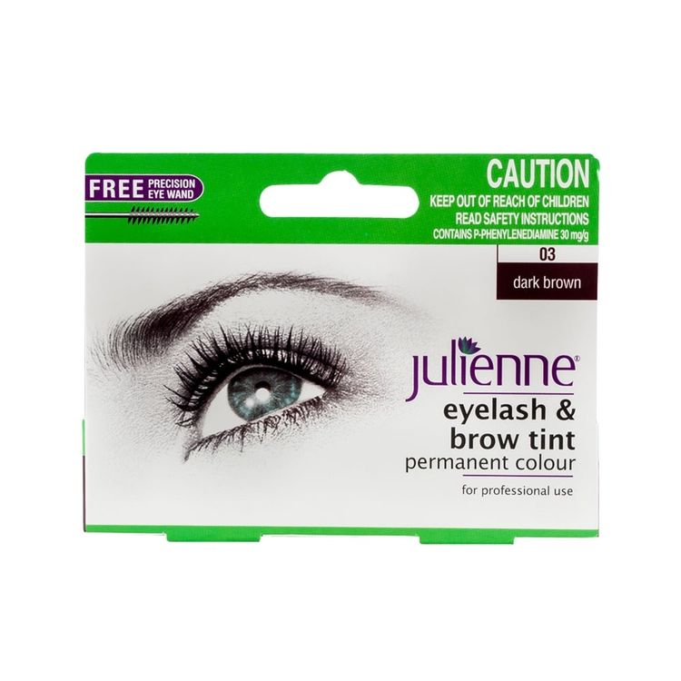 Julienne Eyelash & Brow Tint Permanent Colour