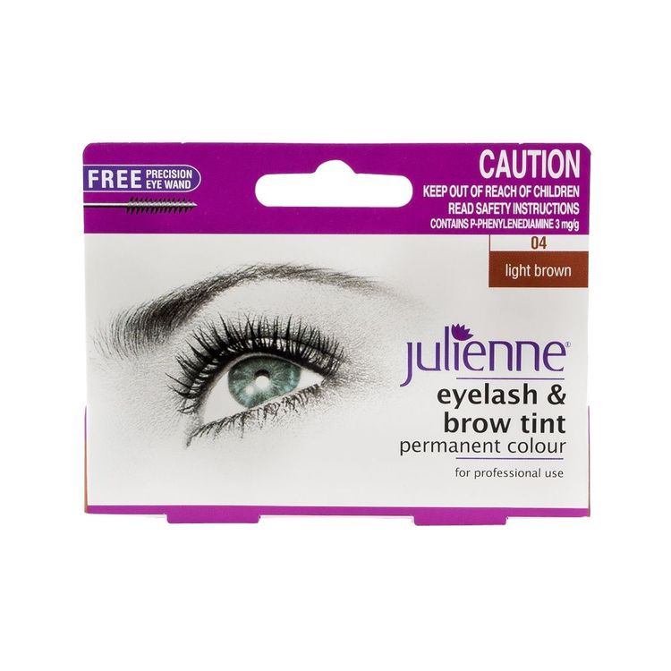 Julienne Eyelash & Brow Tint Permanent Colour