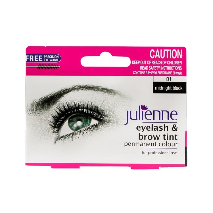 Julienne Eyelash & Brow Tint Permanent Colour