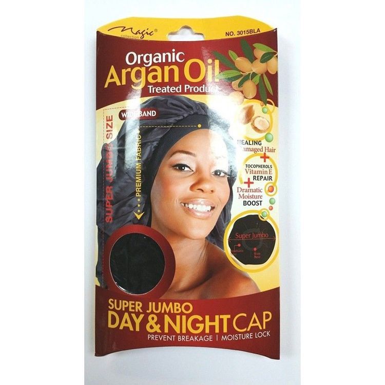 Magic Collection Women's Organic Argan Oil Treated Super Jumbo Day & Night Cap3015
