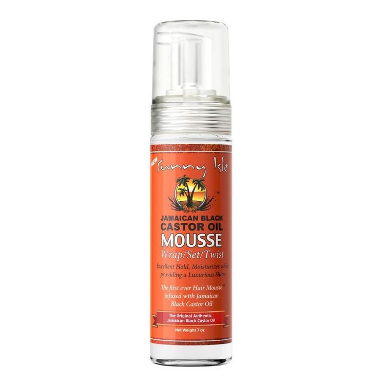 Sunny Isle Jamaican Black Castor Oil Mousse Wrap,set,twist