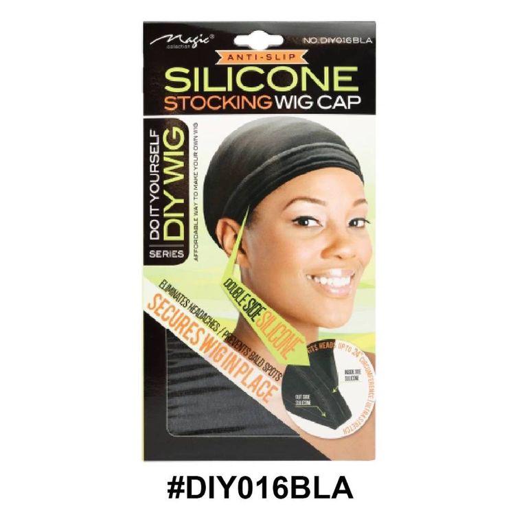 Magic Collection Silicone Stocking Wig Cap Diy016bla