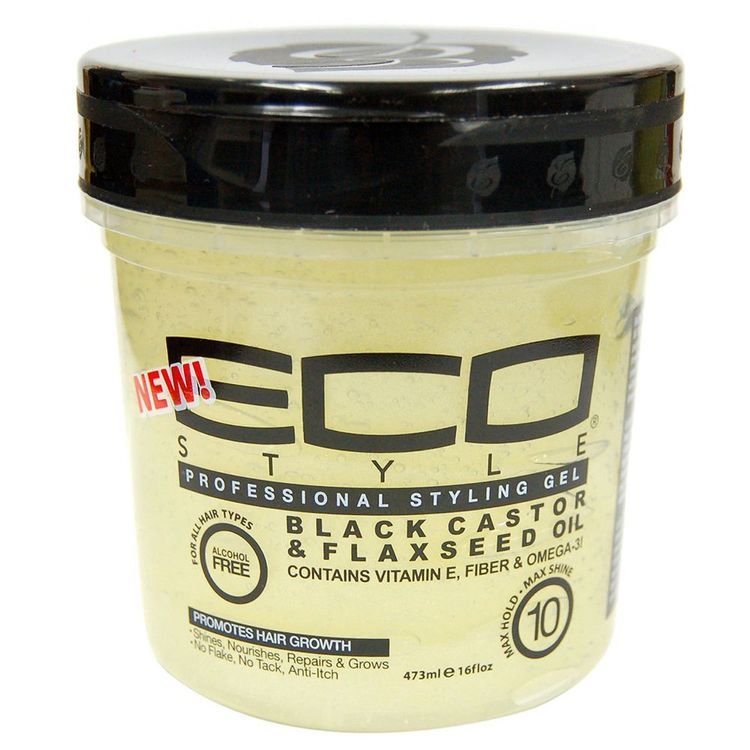 Eco Style Black Castor & Flaxseed Oil Styling Gel