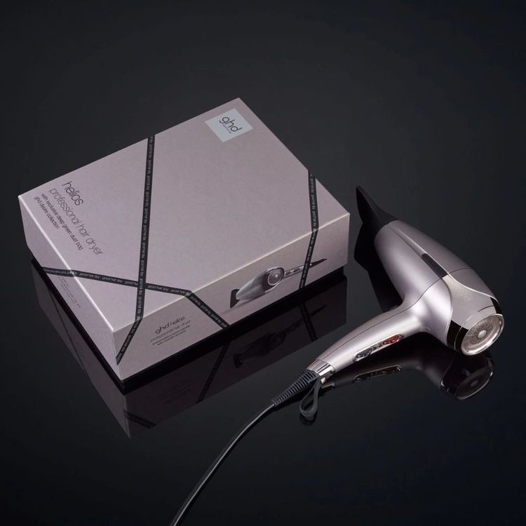 ghd Desire Helios Hair Dryer In Warm Pewter With Metallic Accents