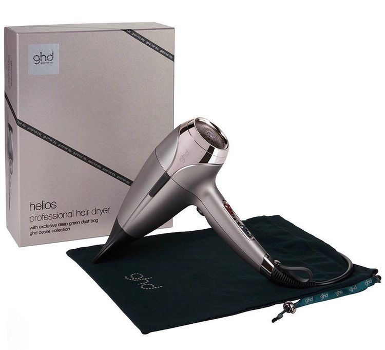 ghd Desire Helios Hair Dryer In Warm Pewter With Metallic Accents