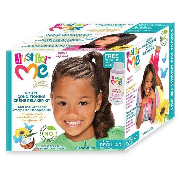 Just For Me No-lye Conditioning Créme Relaxer Kit