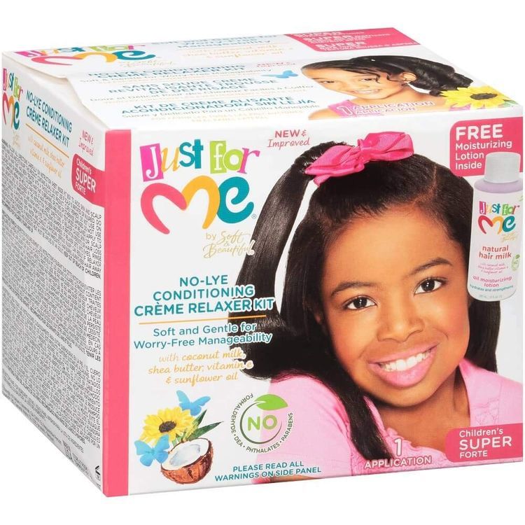 Just For Me No-lye Conditioning Créme Relaxer Kit