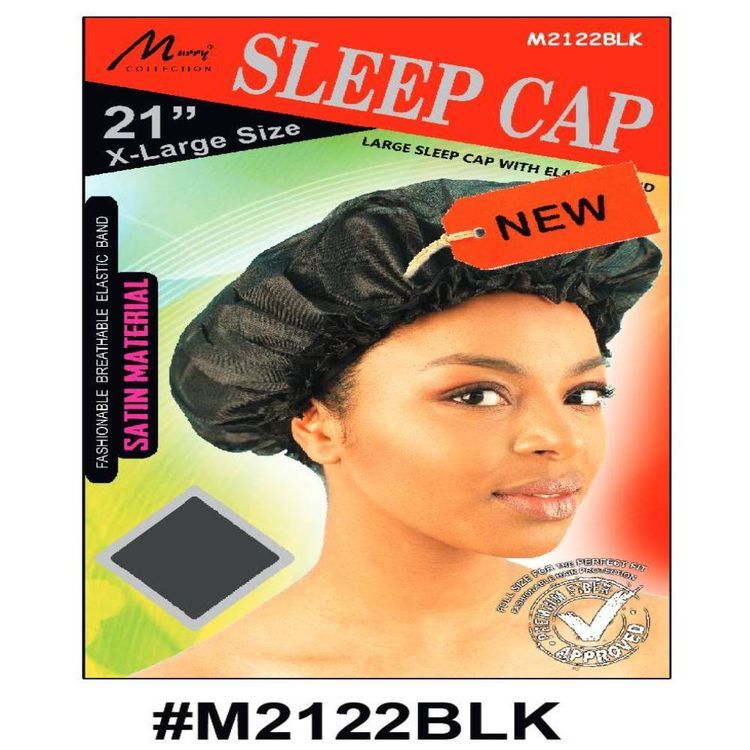 Murry X large Sleep Cap Black M2122blk