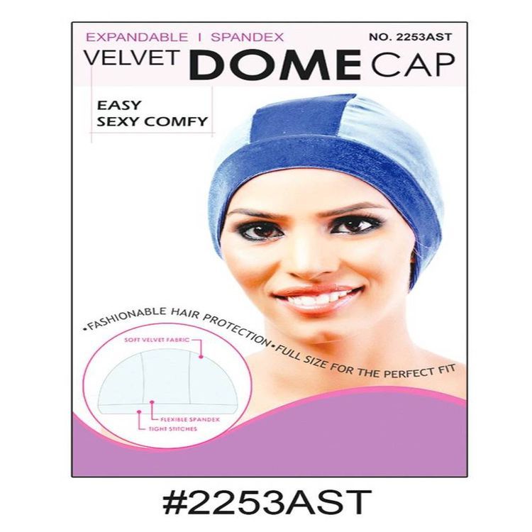 Murry Velvet Dome Cap Assorted Color M2253ast