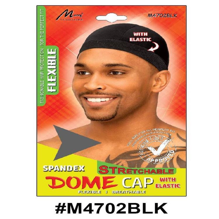 Murry Dome Cap With Elastic Black M4702blk